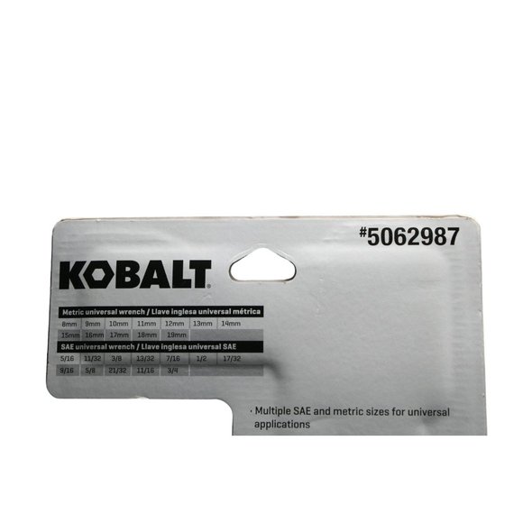 ✅KOBALT 2PC Adjustable Bone Wrench‎ CR-MO 5/16"-3/4" SAE & Metric 8-19MM✅ - Picture 6 of 8